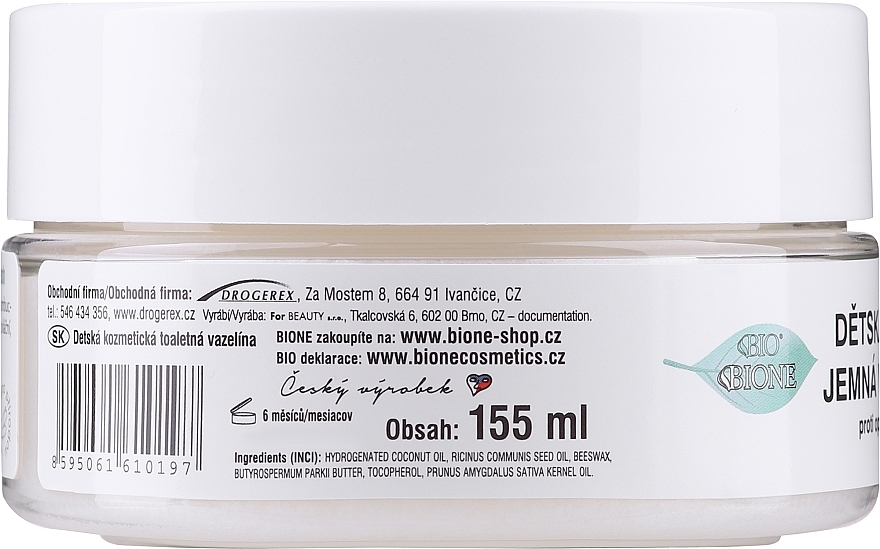 Beruhigende Anti-Chafing-Creme für Babys - Bione Cosmetics Kids Range Nappy Rash Vaseline — Bild N2