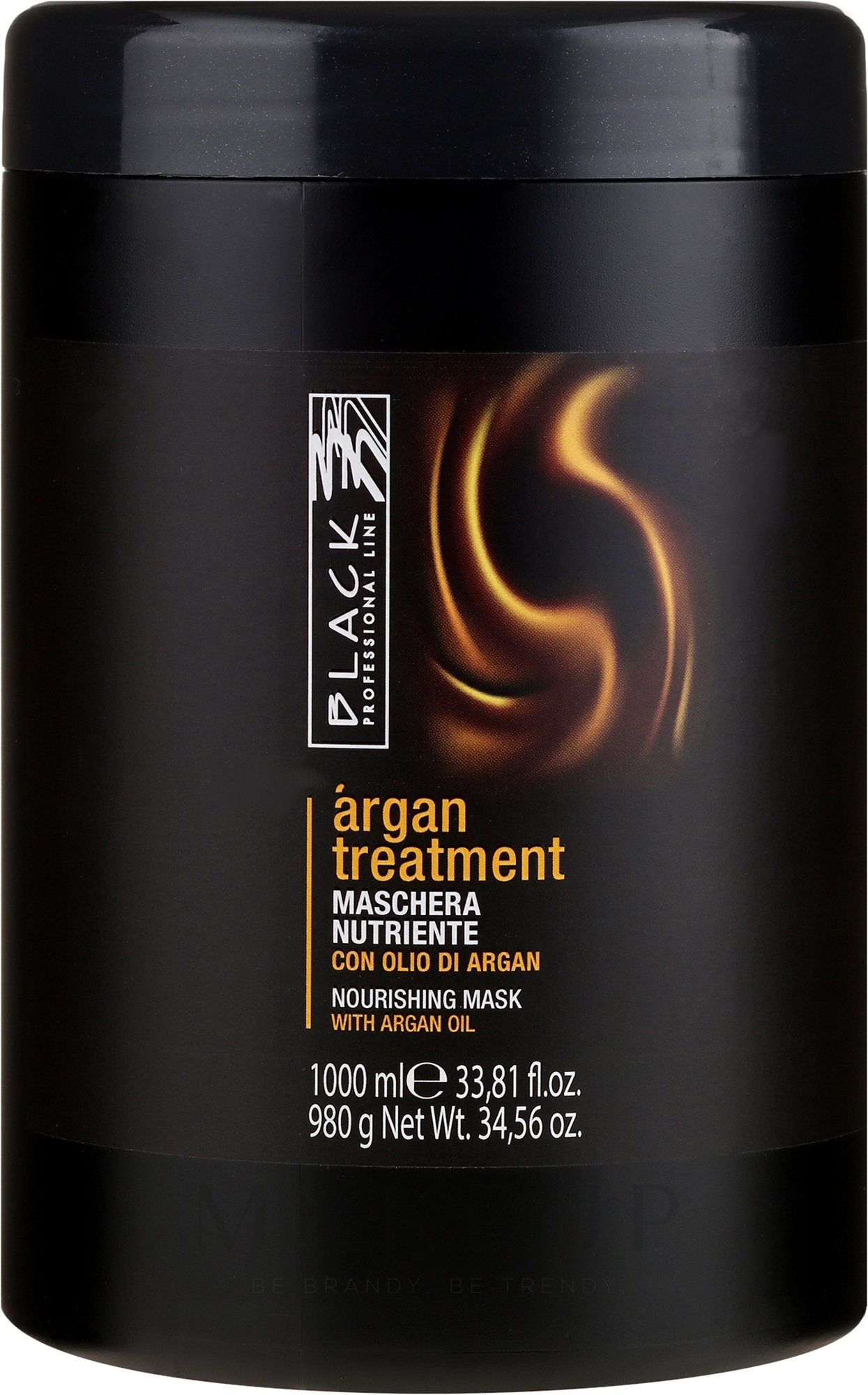 Nährende Haarmaske mit Arganöl - Black Professional Line Argan Treatment Mask — Foto 250 ml