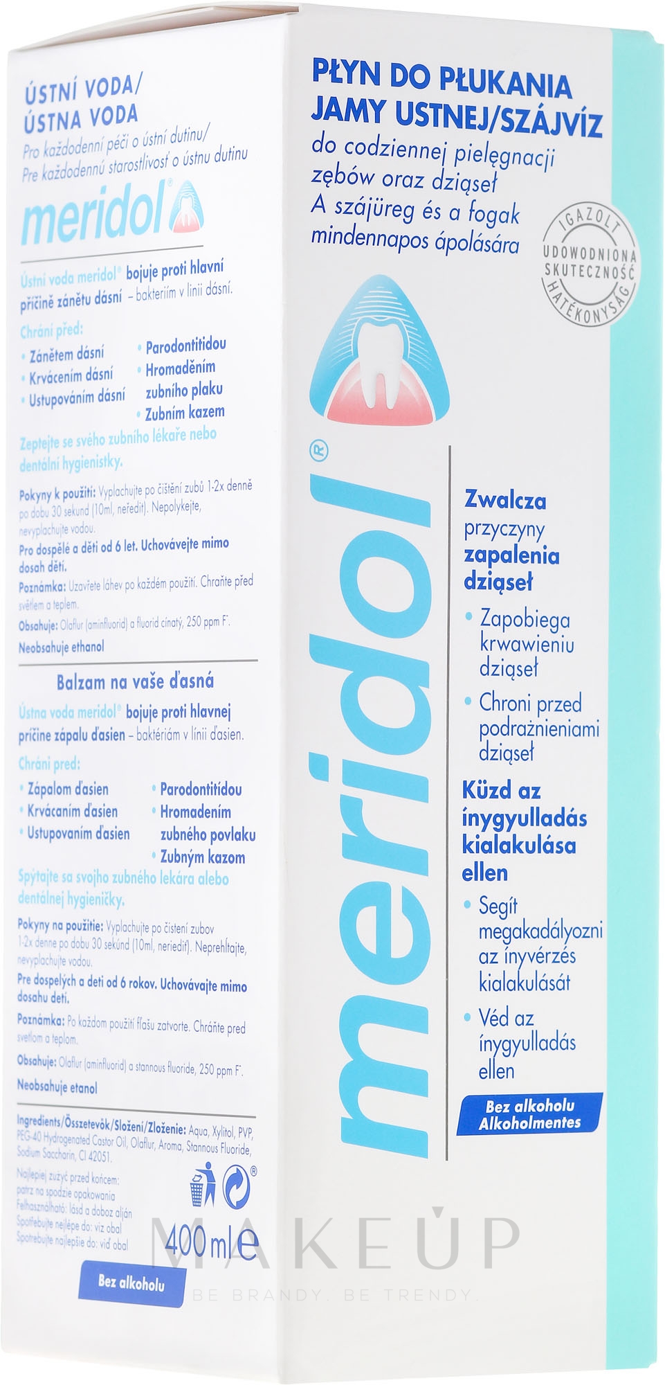 Mundwasser - Meridol Protection Gums Liquid Mouthwash — Bild 400 ml