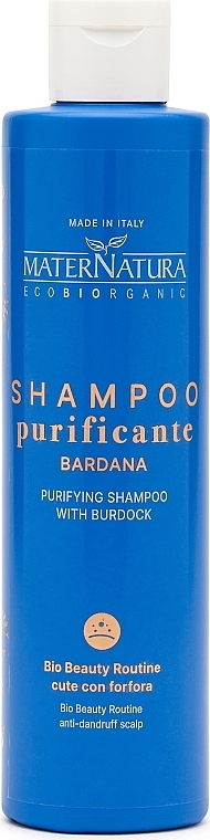 Anti-Schuppen-Shampoo mit Klette - MaterNatura Anti-Dandruff Shampoo with Burdock — Bild N1