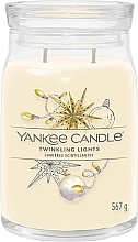 Duftkerze im Glas Twinkling Lights Zwei Dochte - Yankee Candle Singnature — Bild N2