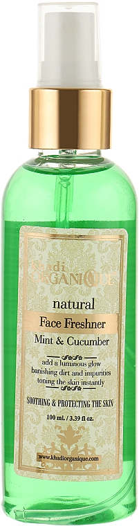 Natürliches und erfrischendes Gesichtsspray - Khadi Organique Mint And Cucumber Face Fresher — Bild N1