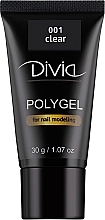 Düfte, Parfümerie und Kosmetik Polygel zur Nagelverlängerung - Divia Polygel For Nail Modeling