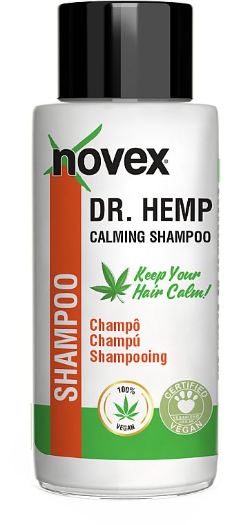 GESCHENK! Haarpflegeset - Novex DR. Hemp (Shampoo 30ml + Conditioner 30ml + Kosmetiktasche 1 St.) — Bild N3