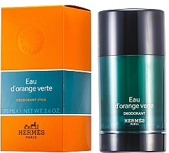 Düfte, Parfümerie und Kosmetik Hermes Eau dOrange Verte - Parfümierter Deostick
