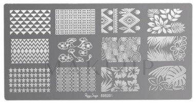 Stamping-Platte - Peggy Sage Stamping Plate (1 St.) — Bild 898261 - Nail Art 1