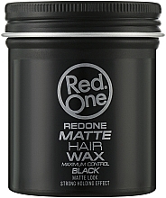 Düfte, Parfümerie und Kosmetik Mattes Haarwachs - RedOne Matte Hair Wax Black