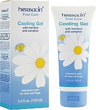 Düfte, Parfümerie und Kosmetik Kühlendes Fußgel mit Menthol und Kampfer - Herbacin Foot Care Cooling Gel