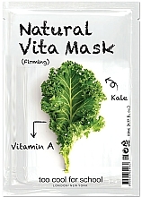 Düfte, Parfümerie und Kosmetik Straffende Tuchmaske mit Vitamin A - Too Cool For School Natural Vita Mask Firming