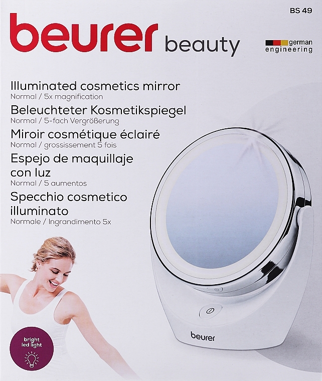 Beleuchteter Kosmetikspiegel - Beurer BS49 — Bild N2