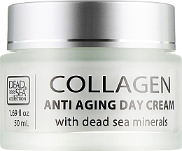 Düfte, Parfümerie und Kosmetik Anti-Aging Tagescreme mit Kollagen und Mineralien aus dem Toten Meer - Dead Sea Collection Anti Aging Formula Collagen Day Cream