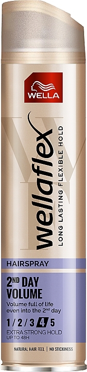 Haarspray für mehr Volumen Extra starker Halt - Wella Wellaflex 2nd Day Volume Hair Spray — Foto N1