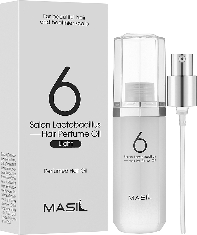 Parfümiertes Öl für glattes Haar - Masil Salon Lactobacillus Hair Perfume Oil Light — Bild N2