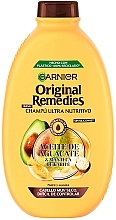 Düfte, Parfümerie und Kosmetik Nährendes Shampoo mit Sheabutter und Avocadoöl für widerspenstiges Haar - Garnier Original Remedies Avocado Oil and Shea Butter Shampoo