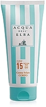 Düfte, Parfümerie und Kosmetik Schützende Körpercreme - Acqua Dell Elba Body Sun Cream SPF 15