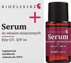 Düfte, Parfümerie und Kosmetik Regenerierendes Serum für strapaziertes Haar - Bioelixire Serum SPF 16