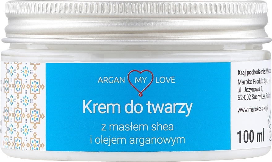 Pflegende Gesichtscreme mit Sheabutter und Arganöl - Argan My Love Nourishing Face Cream With Shea Butter And Argan Oil