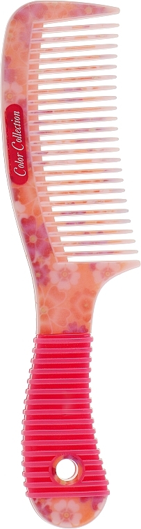 Haarkamm mit gummiertem Griff 499054 rosa - Inter-Vion — Foto N1