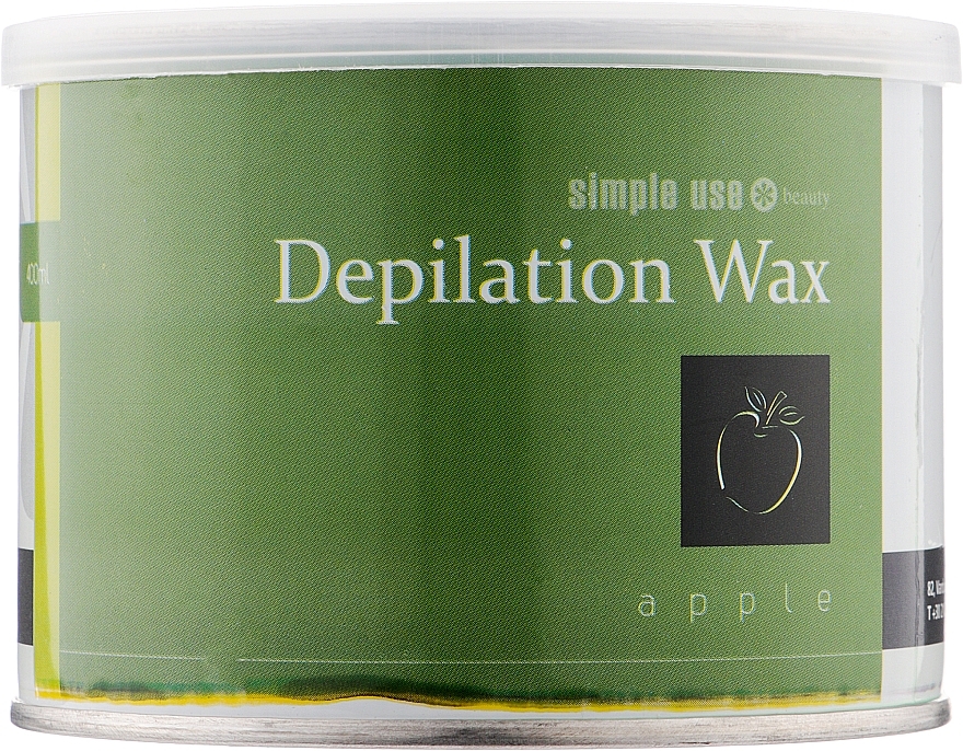 Warmwachs zur Enthaarung Grüner Apfel - Simple Use Beauty Depilation Wax — Bild N5