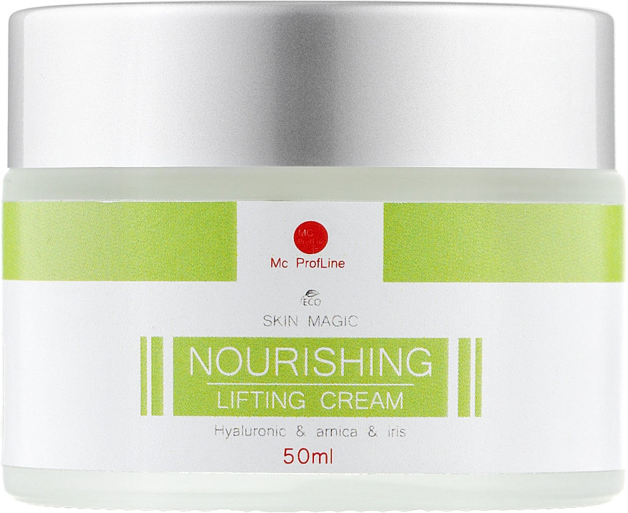 Pflegecreme mit Hyaluronsäure, Arnika- und Iris-Extrakt - Miss Claire MC Profline Skin Magic Nourishing Lifting Cream — Bild N1