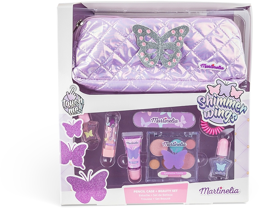 Make-up Set für Kinder - Martinelia Shimmer Wings Pencil Case & Beauty Set  — Bild N1