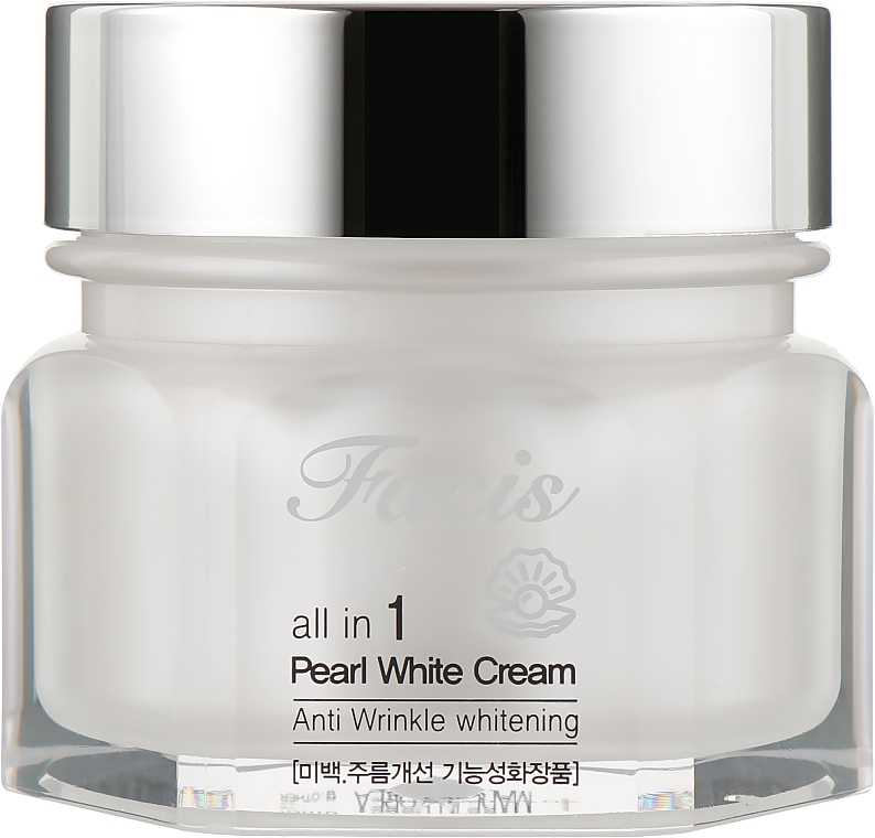 Aufhellende Creme mit Perlenpuder - Facis All-In-One Pearl Whitening Cream — Bild N1