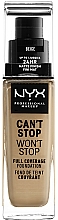 Düfte, Parfümerie und Kosmetik Foundation - NYX Professional Makeup Can't Stop Won't Stop Full Coverage Foundation