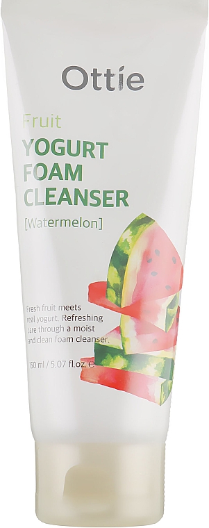 Gesichtsschaum mit Joghurt und Erdbeere - Ottie Fruits Yogurt Foam Cleanser Watermelon — Bild N1