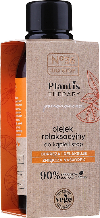 Entspannendes und weichmachendes Fußöl mit Orange - Pharma CF No.36 Plantis Therapy Foot Oil — Bild N1