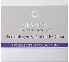 Anti-Aging Gesichtscreme mit Mikrokollagen und P3-Peptid - Clarena Microcollagen & Peptide P3 Cream — Bild N2