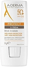 Düfte, Parfümerie und Kosmetik Sonnenschutzstick für empfindliche Hautbereiche SPF 50+ - A-Derma Protect X-Trem Stick Invisible SPF 50+