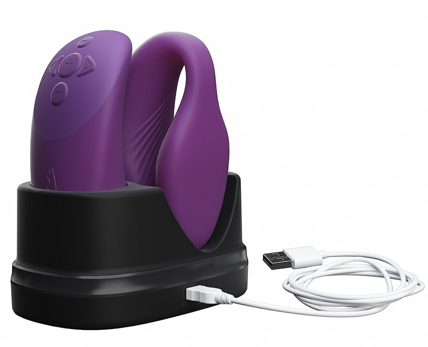 Vibrator für Paare mit Fernbedienung violett - We-Vibe Chorus Cosmic Purple — Bild N2