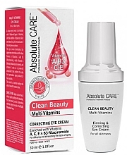 Düfte, Parfümerie und Kosmetik Creme für die Augenpartie - Absolute Care Clean Beauty Multi Vitamins Firming Correcting Eye Cream