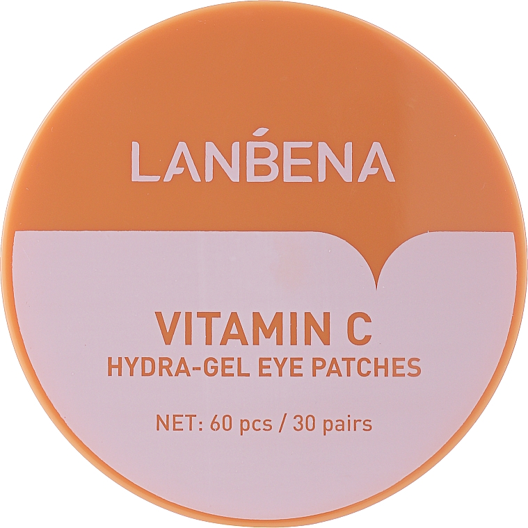 Aufhellende Hydrogel-Augenpatches mit Vitamin C - Lanbena Vitamin C Hydra-Gel Eye Patch