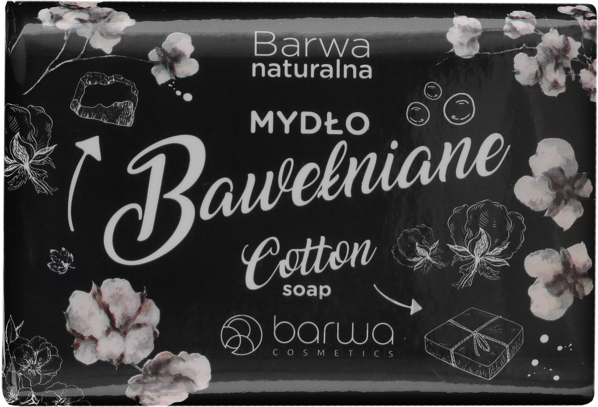 Baumwolle Seife mit Seidenproteinen - Barwa Natural Soap — Bild 100 g