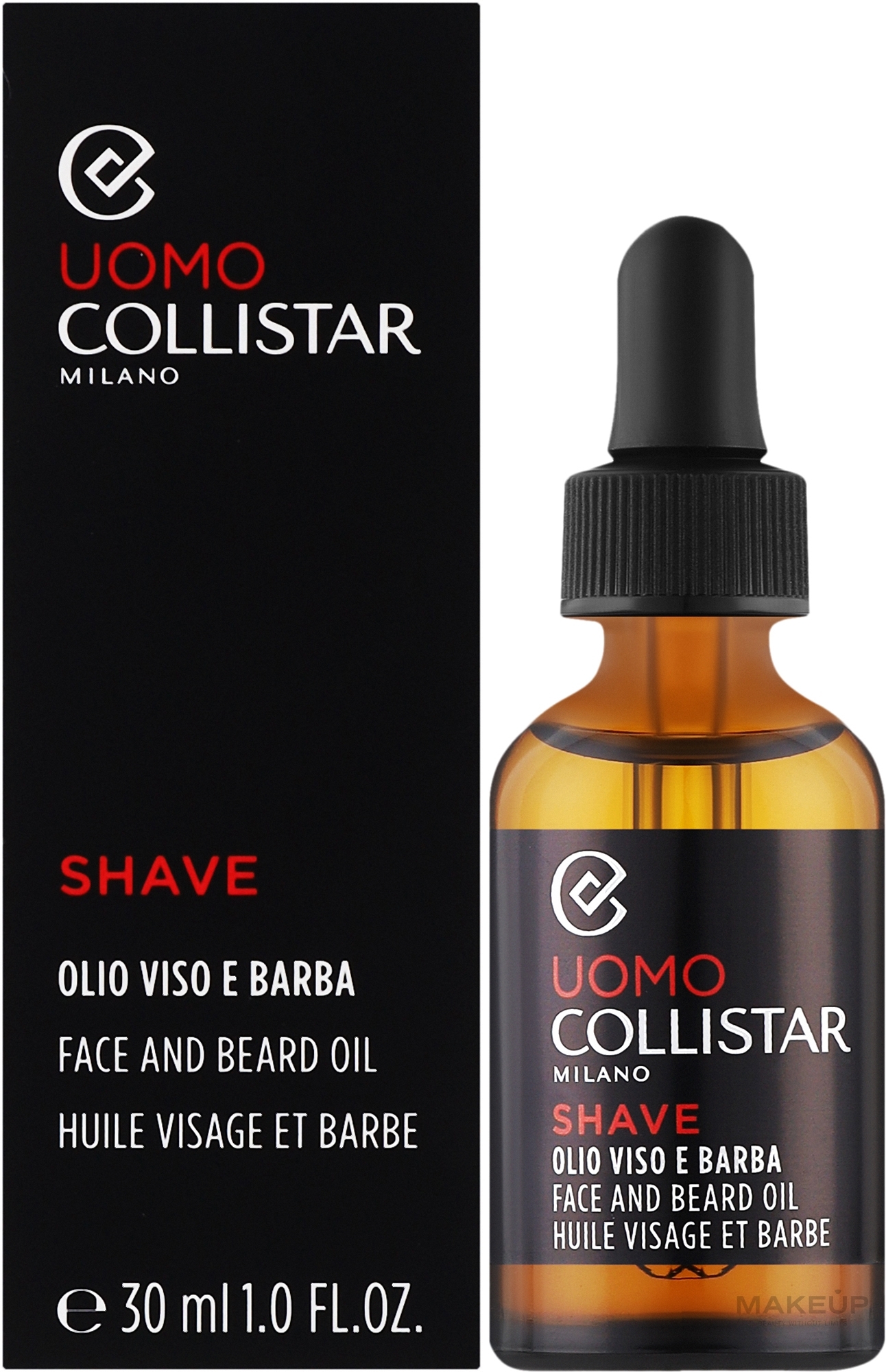 Gesichts- und Bartöl - Collistar Oil Face And Beard — Bild 30 ml