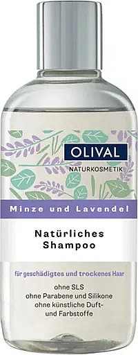 Natürliches Shampoo mit Pfefferminz und Lavendel - Olival Natural Mint & Lavender Shampoo — Bild N1