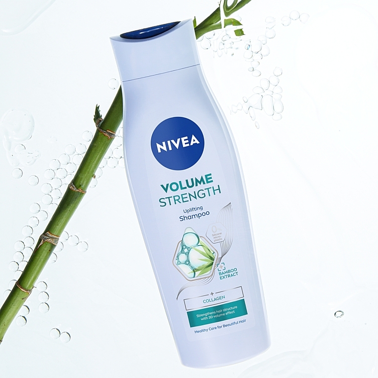 Haarshampoo für mehr Volumen - NIVEA Volumen & Strength Shampoo  — Bild N4