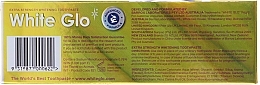 Zahnpflegeset für Raucher - White Glo Smokers Formula Whitening Toothpaste (Zahnpasta 100ml + Zahnbürste gelb + Interdentalzahnstocher) — Bild N2