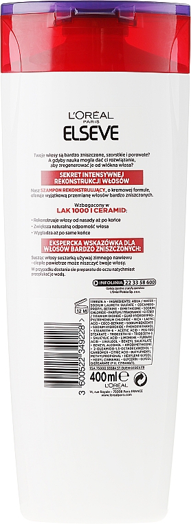 Reparatur-Shampoo "Total Repair 5" - L'Oreal Paris Elseve Shampoo — Bild N4