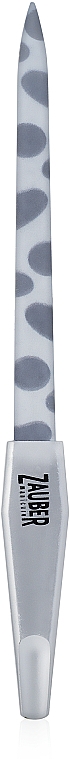 Metall-Nagelfeile 03-025A grau mit Tupfen - Zauber — Bild N1