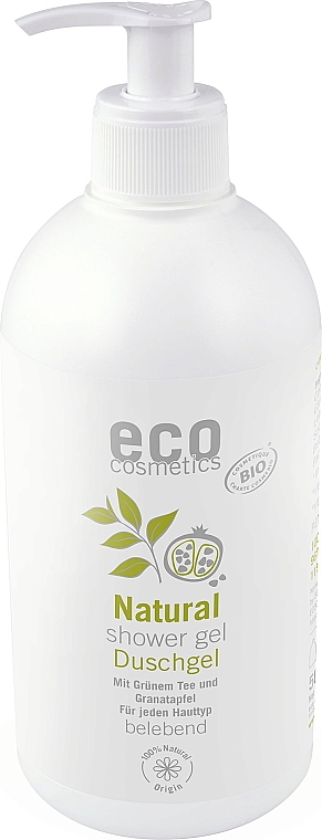 Duschgel mit grünem Tee und Granatapfel - Eco Cosmetics — Bild N2