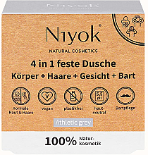Seife für Körper, Haare und Bart - Niyok 4in1 — Bild N1