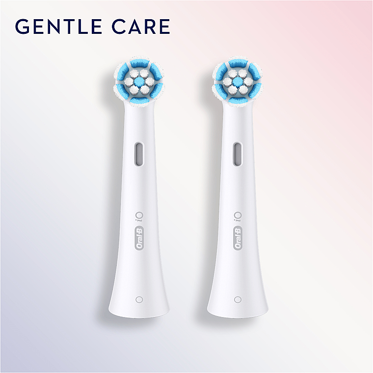 Austauschbare Zahnbürstenköpfe für elektrische Zahnbürste weiß - Oral-B Braun iO Gentle Care — Bild N14
