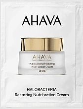 Revitalisierende und pflegende Creme - Ahava HaloBacteria Restoring Nutri-action Cream (Probe)  — Bild N1