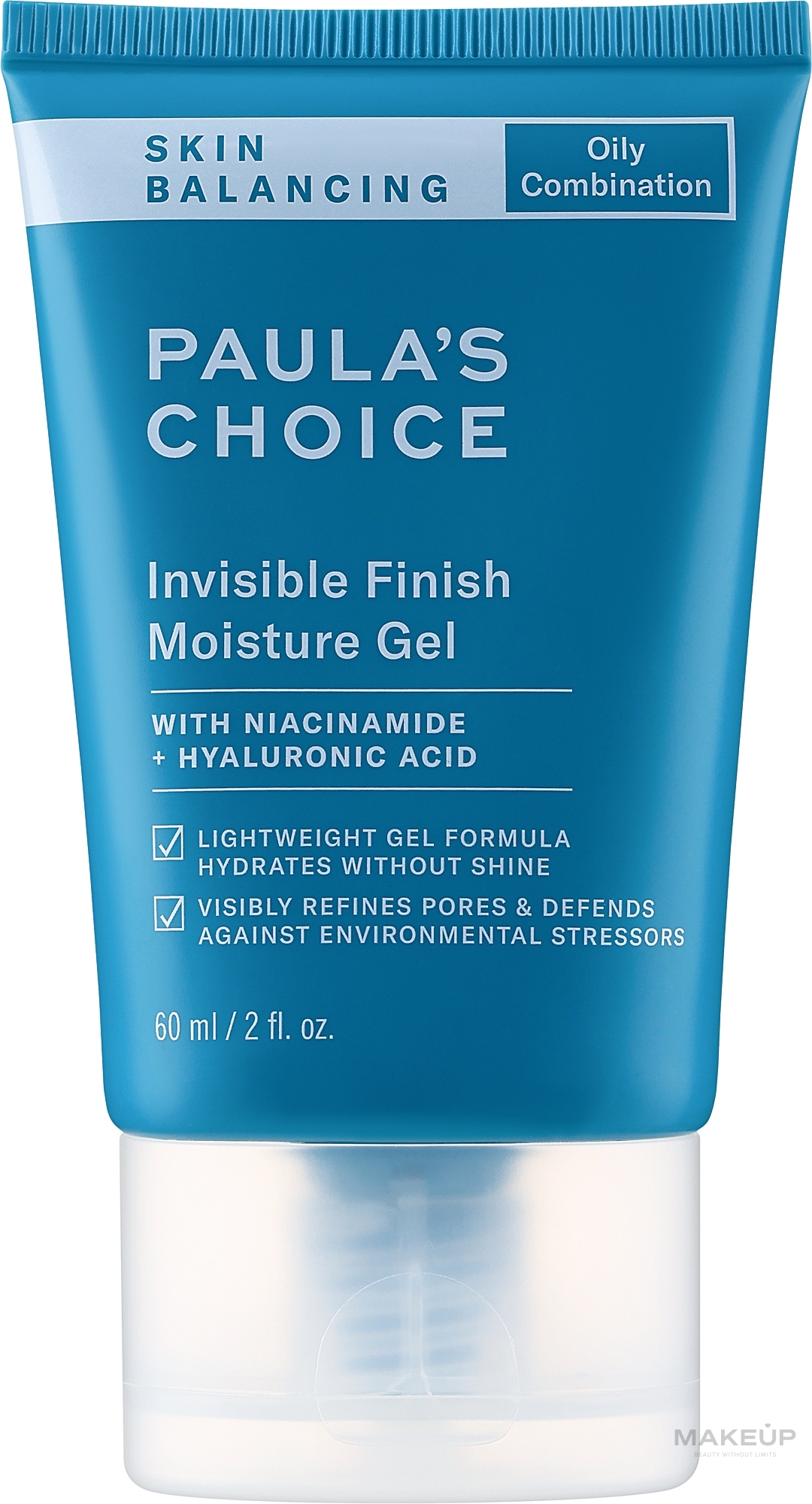 Feuchtigkeitsspendendes Gesichtsgel - Paula's Choice Skin Balancing Invisible Finish Moisture Gel  — Bild 60 ml