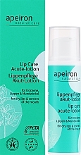 Lippenlotion für trockene, rissige und zu Herpes neigende Lippen und Mundwinkel - Apeiron Auromere Acute Lip Care Lotion — Bild N3