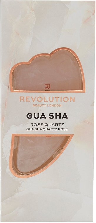 Massageplatte Gua Sha Rosenquarz - Revolution Skincare Rose Quartz Gua Sha — Bild N2