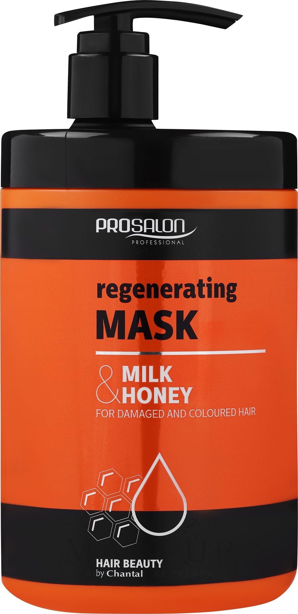 Regenerierende Haarmaske mit Milch und Honig - Prosalon Hair Care Mask — Foto 1000 g