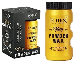Puderwachs für das Haarstyling - Totex Cosmetic Styling Powder Wax  — Bild N1